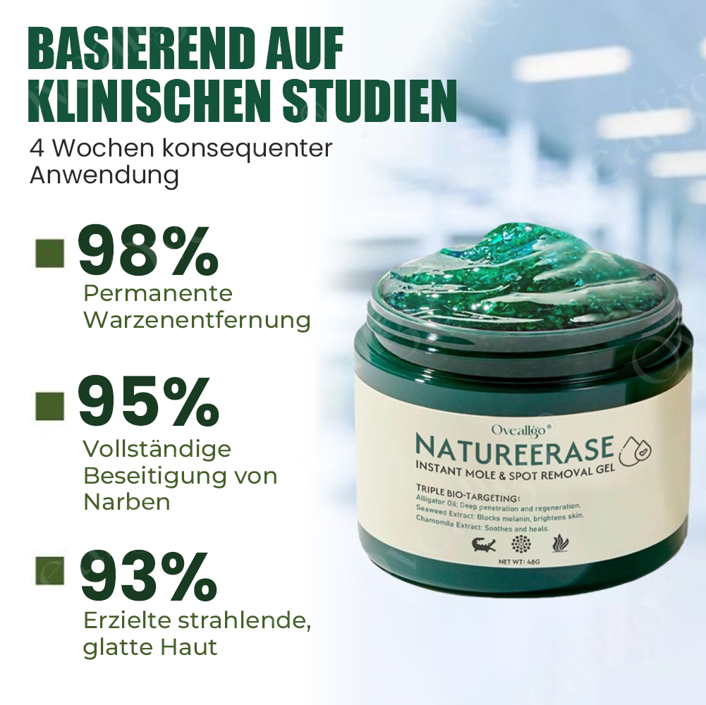 ✅ Offizieller Laden: Oveallgo® NatureErase Pro Gel zur sofortigen Entfernung von Muttermalen und Flecken