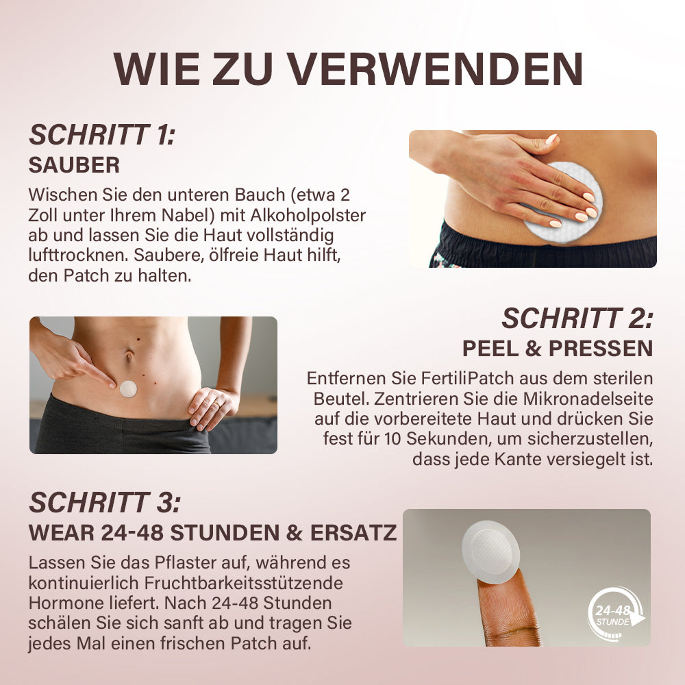 Oveallgo® FertiliPatch Profi Mikronadel-System zur Steigerung der Fruchtbarkeit