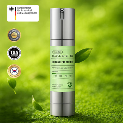 Oveallgo® Koreanisches DermaClear Reedle Shot 100 Serum zum Entfernen von Warzen und Muttermalen
