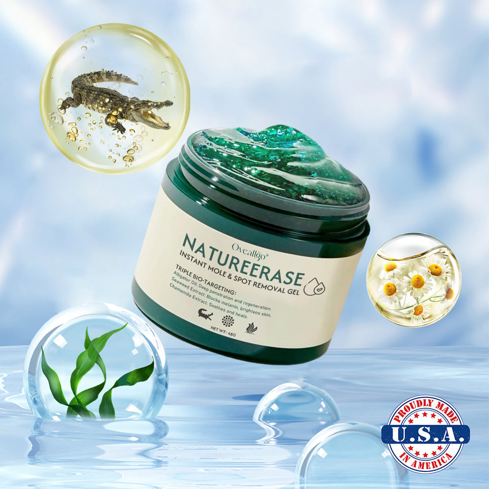 ✅ Offizieller Laden: Oveallgo® NatureErase Pro Gel zur sofortigen Entfernung von Muttermalen und Flecken