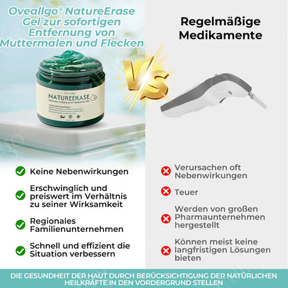 ✅ Offizieller Laden: Oveallgo® NatureErase Pro Gel zur sofortigen Entfernung von Muttermalen und Flecken