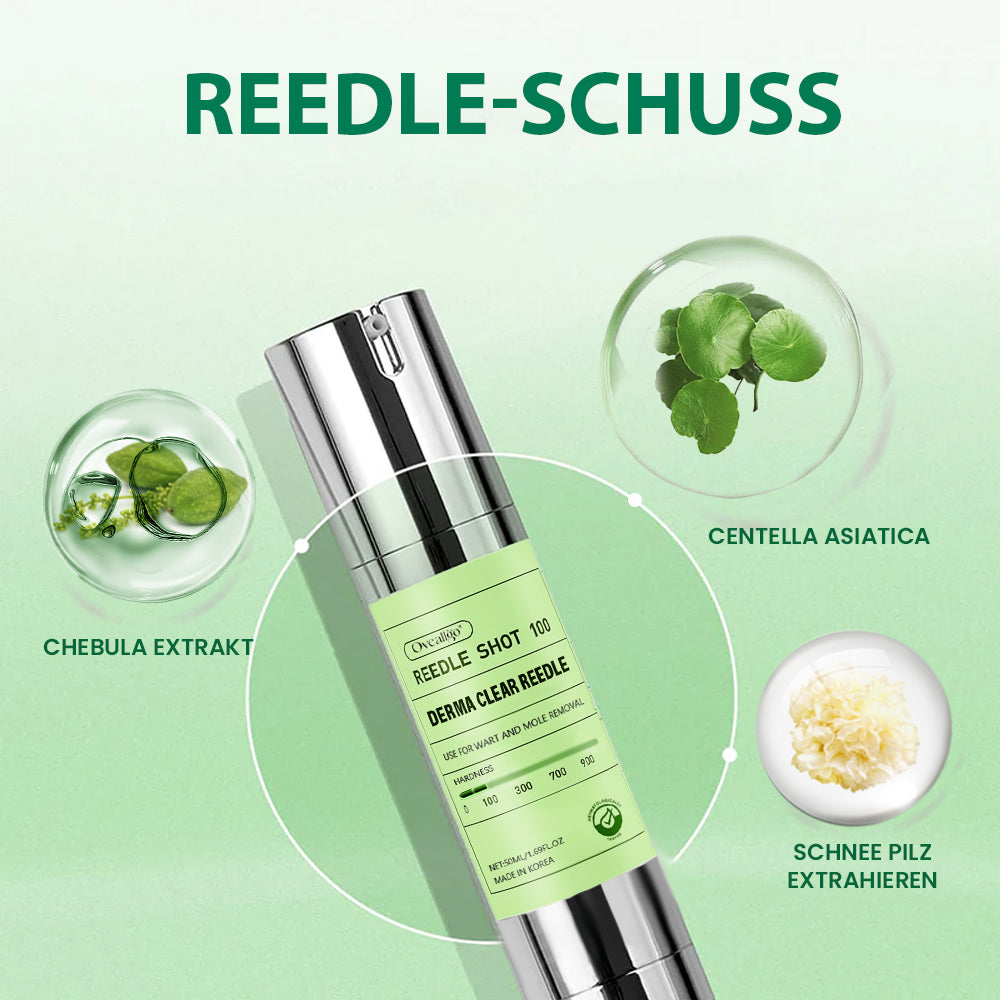 Oveallgo® Koreanisches DermaClear Reedle Shot 100 Serum zum Entfernen von Warzen und Muttermalen