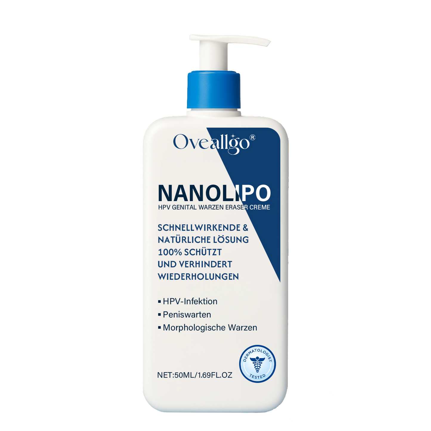 Oveallgo® ULTRA NanoLipo HPV Genital warzen-Eraser creme