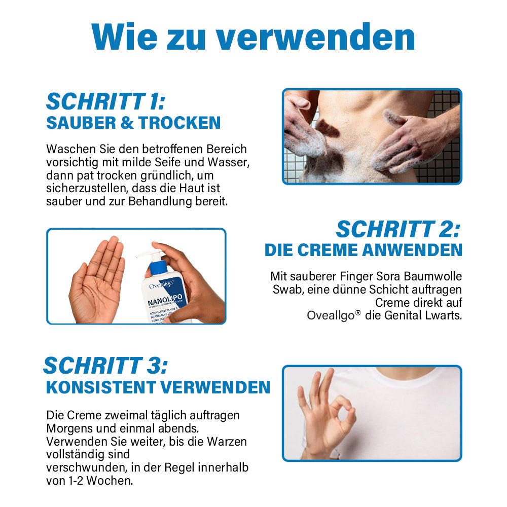 Oveallgo® ULTRA NanoLipo HPV Genital warzen-Eraser creme