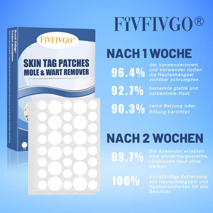 Fivfivgo® Muttermale & Warzen entfernen Haut Tag Patch
