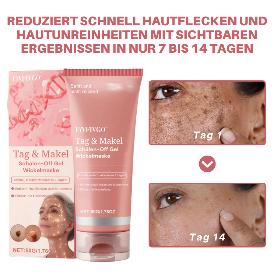 Fivfivgo® Tag & Makel Schälen-Off Gel Wickelmaske