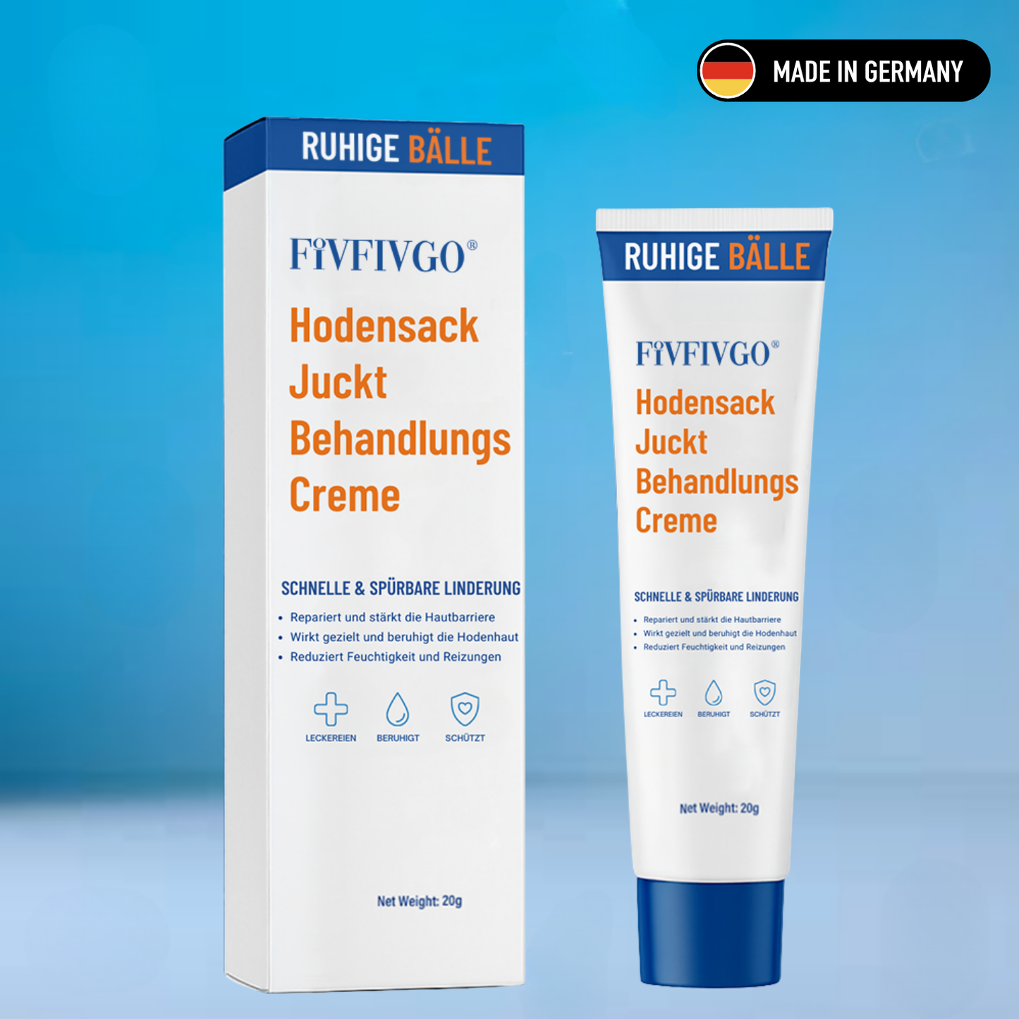 Fivfivgo® ACTIV Hodensack juckt Behandlungscreme