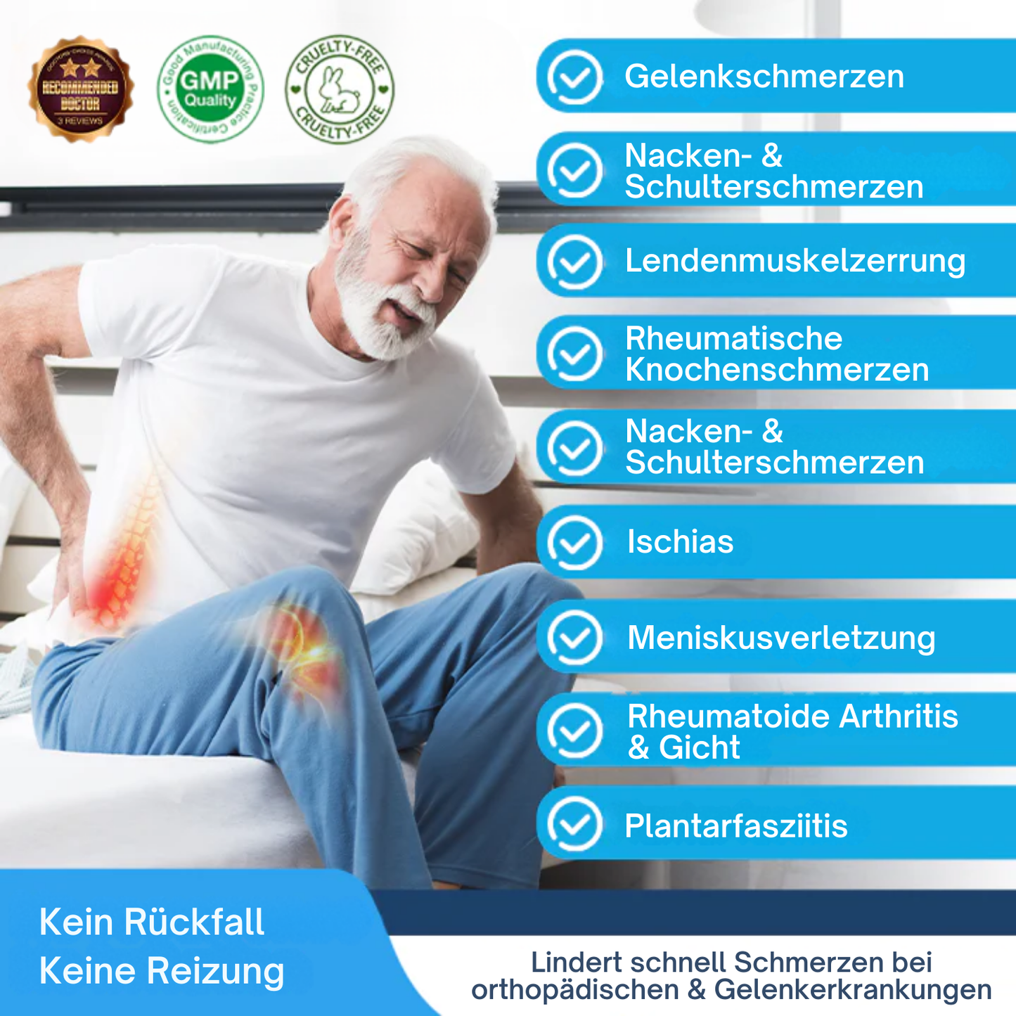 NovaRX® BPC-157 Gelenk Reparatur Creme