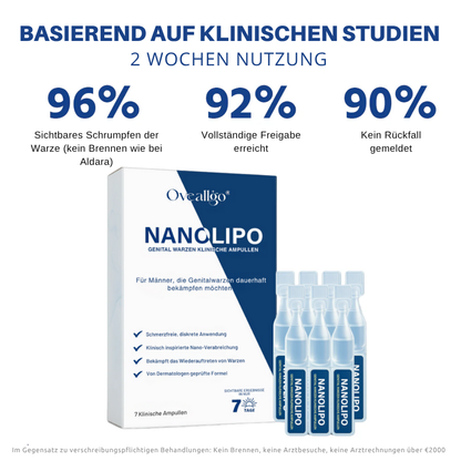 Oveallgo® Profi Nanolipo Genital Warzen Klinische Ampullen