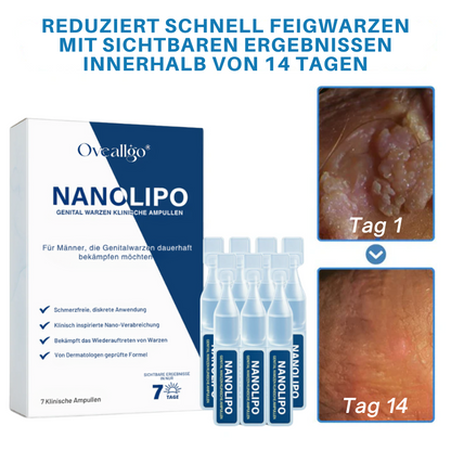 Oveallgo® Profi Nanolipo Genital Warzen Klinische Ampullen
