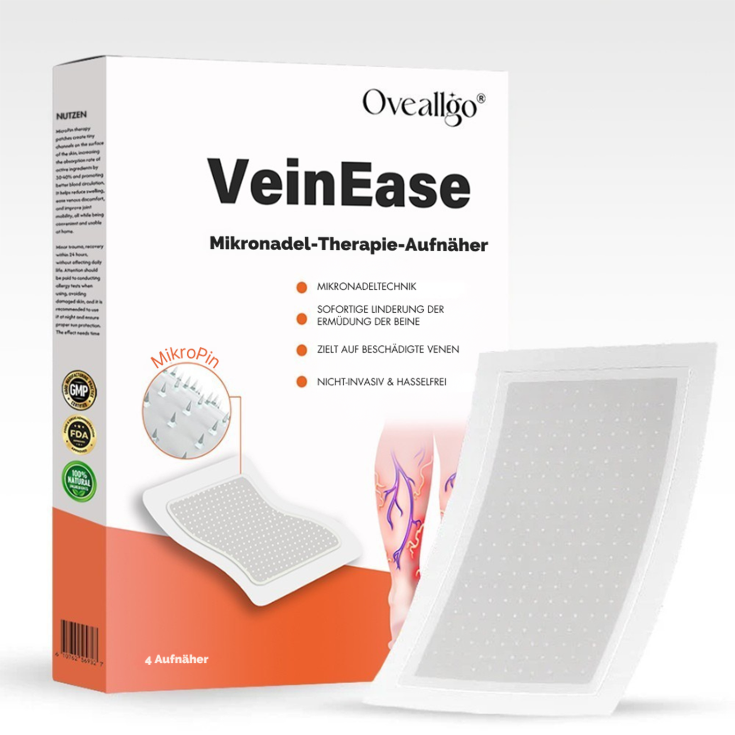 Oveallgo® VeinEase Mikronadel-Therapie-Aufnäher