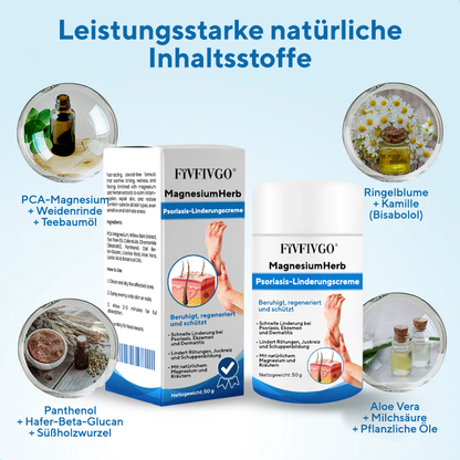 Fivfivgo® MagnesiumHerb Psoriasis-Linderungscreme