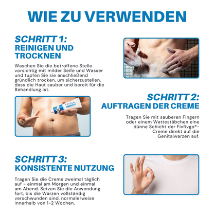 Fivfivgo® HPV-Creme ULTRA zur Linderung genitaler Warzen