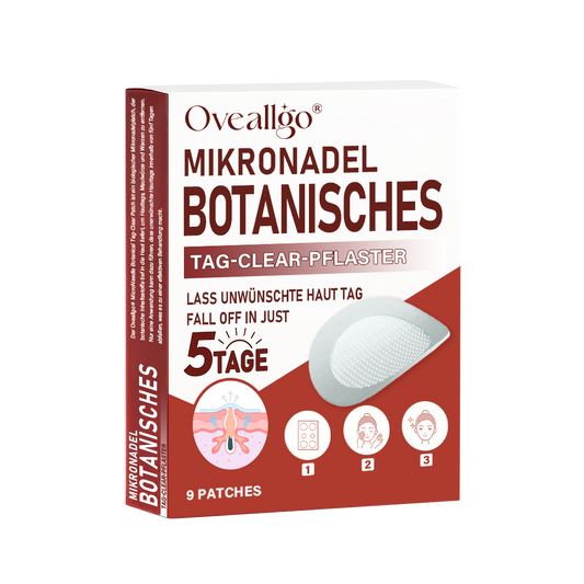 Oveallgo® PROFI MikroNadel Botanisches Tag-Clear-Pflaster 🇩🇪 Hergestellt in der Germany
